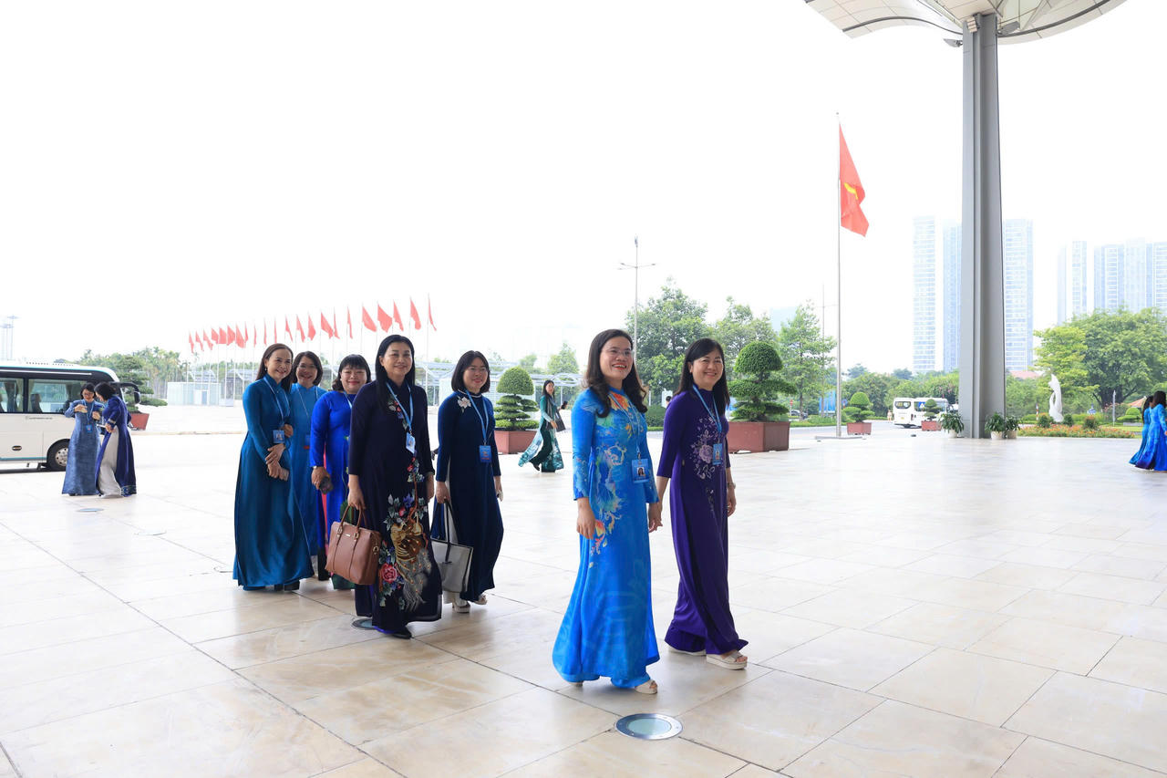 Các đại biểu về dự&nbsp;Đại hội đại biểu Phụ nữ toàn quốc lần thứ XIV nhiệm kỳ 2026-2031