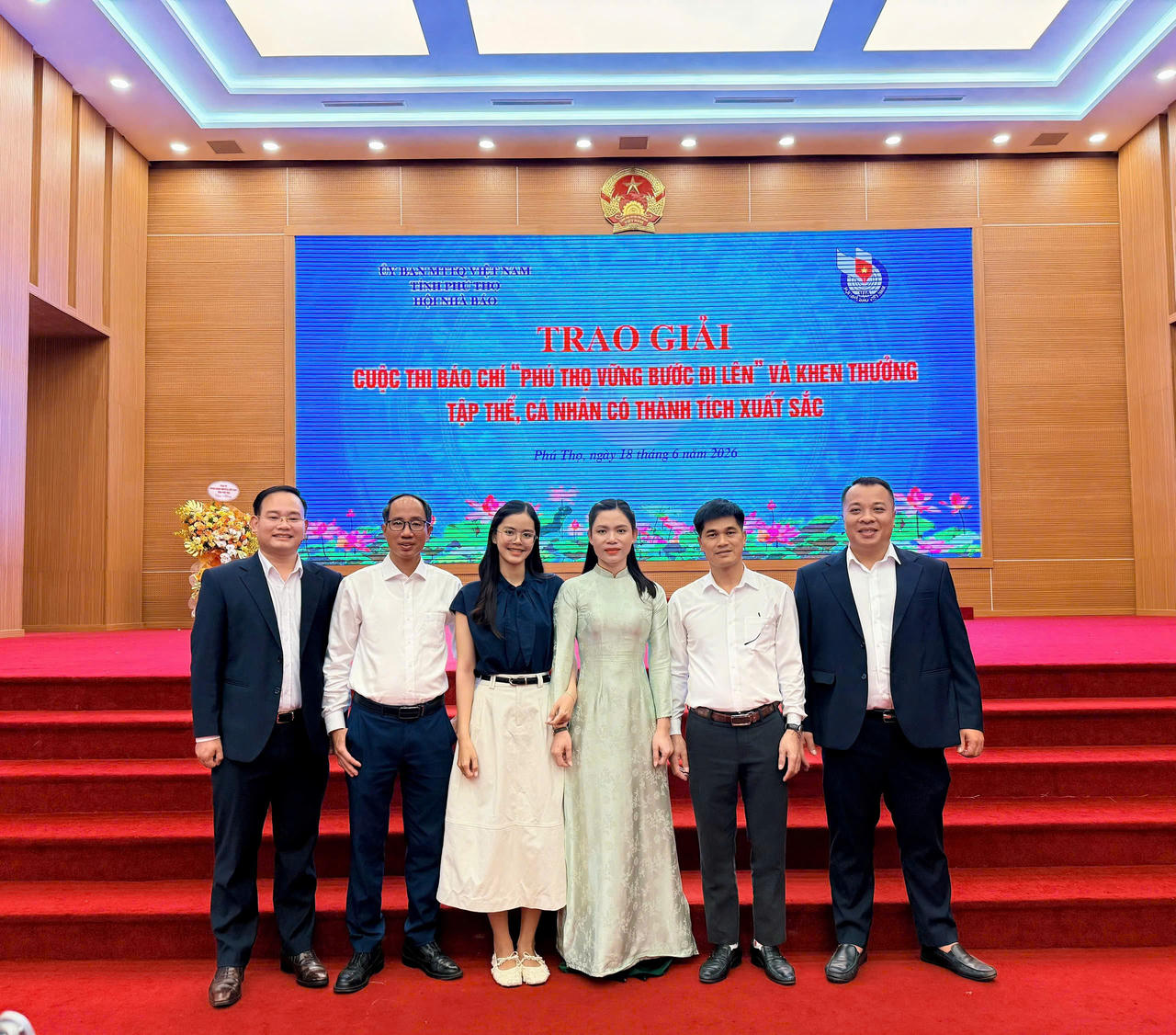 Báo Pháp luật Việt Nam đạt giải Cuộc thi báo chí 'Phú Thọ vững bước đi lên'