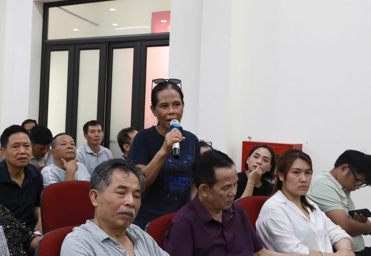 Dự án Trục không gian Quốc lộ 1A: Phường Định Công tổ chức Hội nghị công bố các văn bản pháp lý 