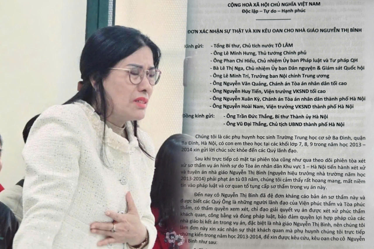 Vụ án liên quan dạy thêm tại trường THCS Ba Đình (Hà Nội):
Các Bị hại không thừa nhận, Bị cáo mong chờ phán quyết công tâm tại cấp phúc thẩm