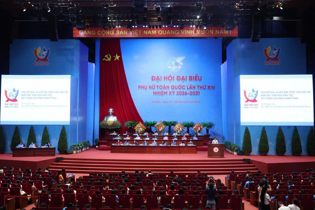 Khai mạc phiên trọng thể Đại hội đại biểu Phụ nữ toàn quốc lần thứ XIV
