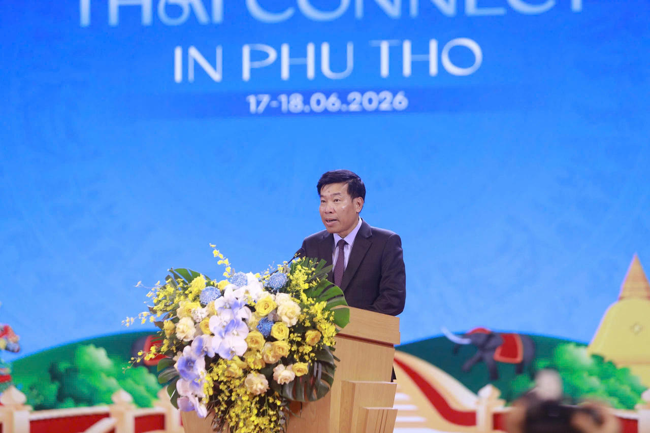 Thứ trưởng Bộ Ngoại giao Việt Nam Nguyễn Mạnh Cường phát biểu tại chương trình.