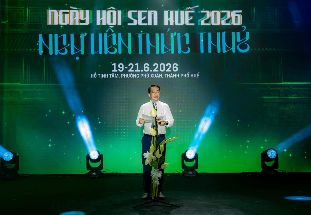 Ngày hội Sen Huế 2026 góp phần làm mới sản phẩm du lịch Cố đô