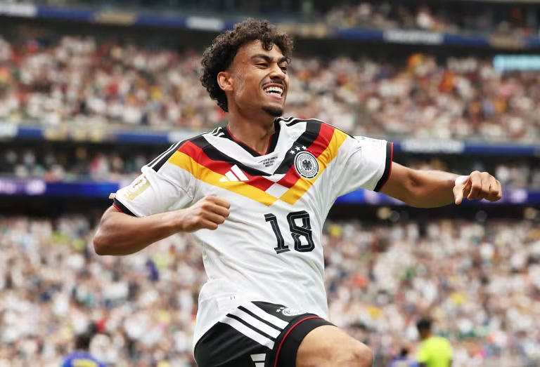 Nathaniel Brown, ghi một bàn thắng và một pha kiến ​​tạo trong trận đấu với Curaçao (Ảnh FIFA)