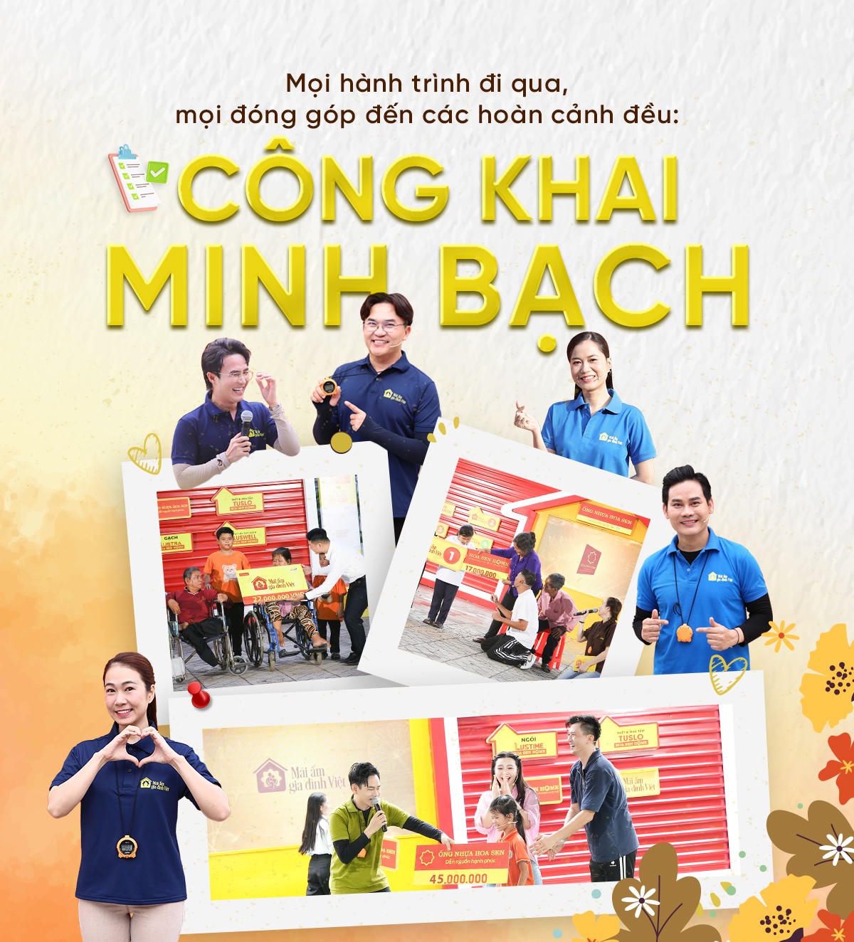 Tính minh bạch được đề cao, tạo được lòng tin cho khán giả.
