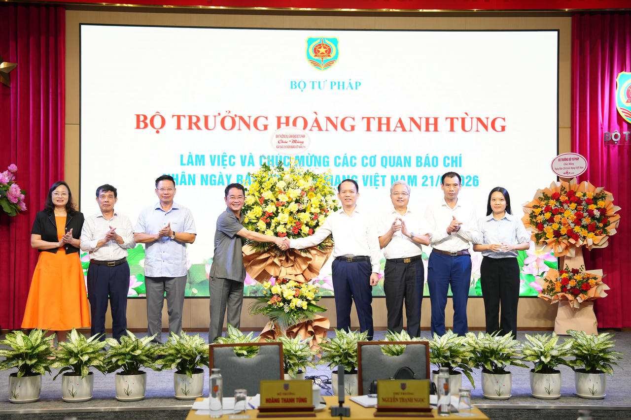 Báo chí, xuất bản là lực lượng nòng cốt trong công tác truyền thông chính sách pháp luật của Bộ, ngành Tư pháp