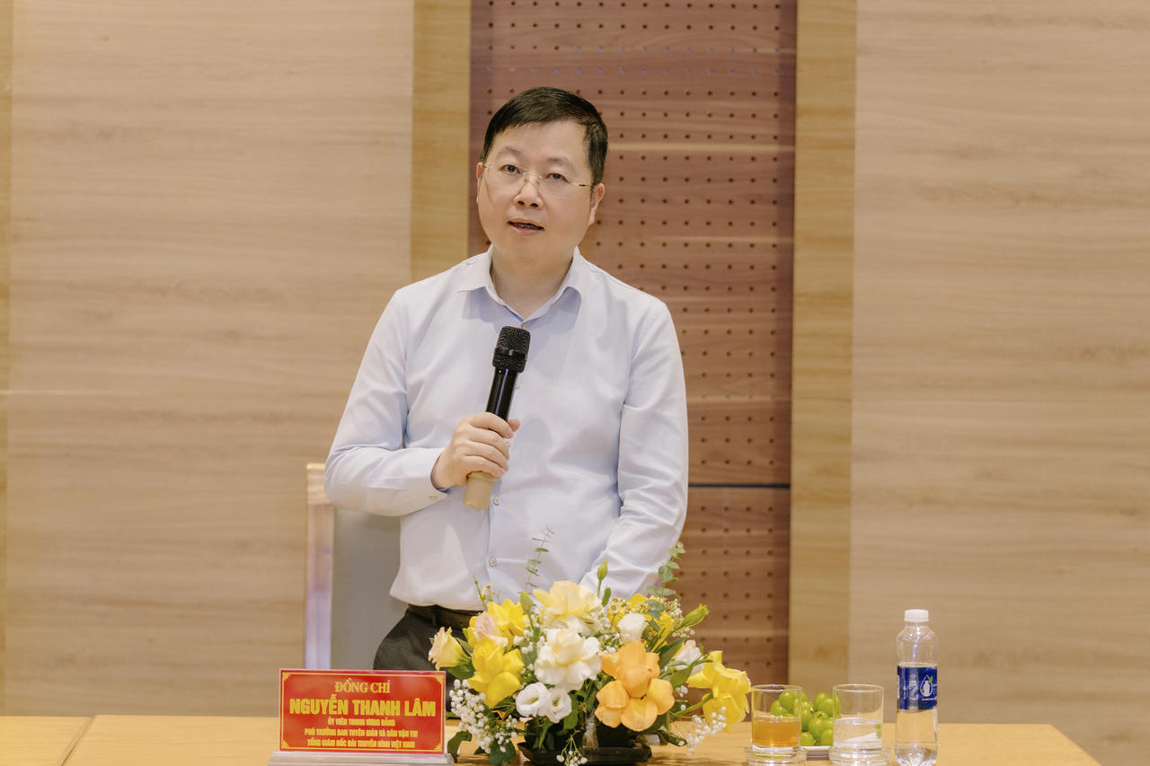 Ông Nguyễn Thanh Lâm - Ủy viên Trung ương Đảng, Phó trưởng ban Tuyên giáo và Dân vận Trung ương.