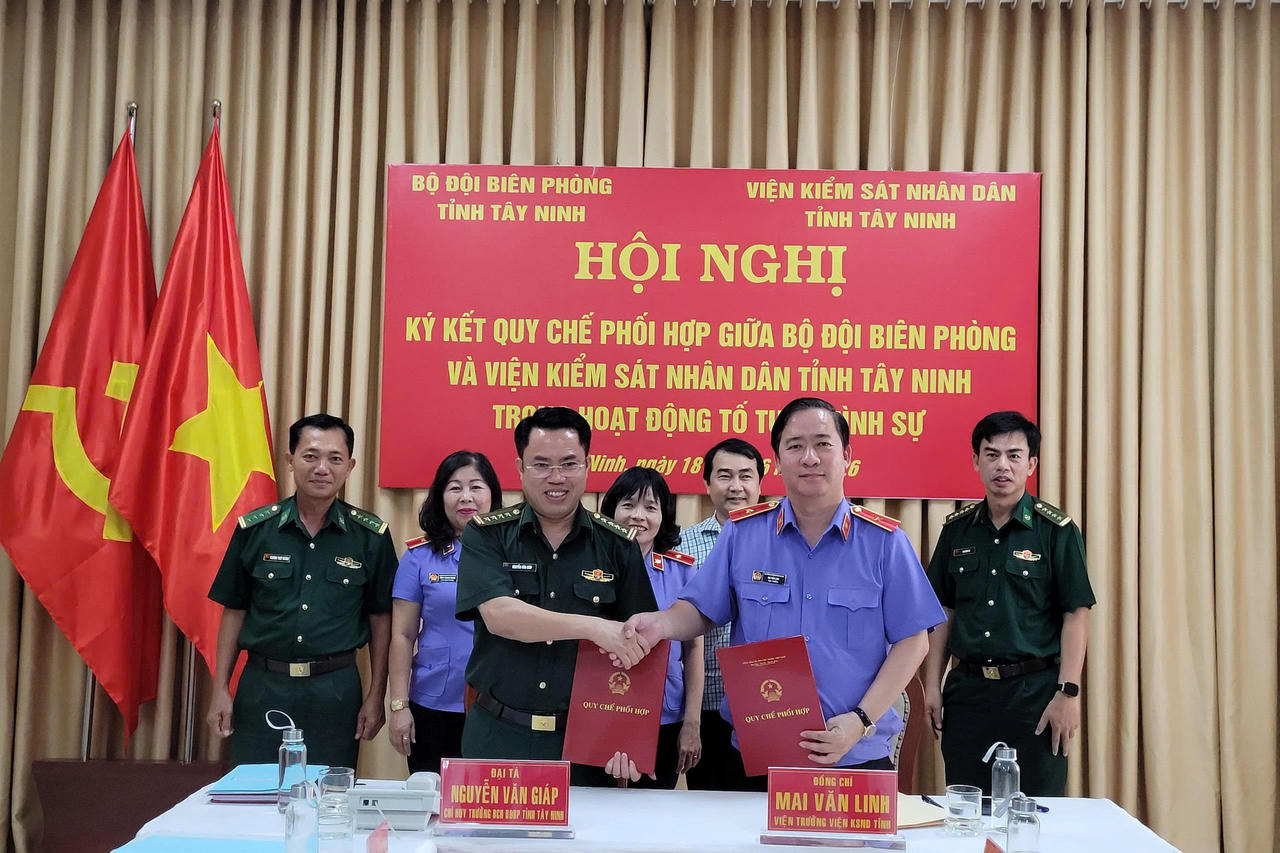 Việc ký kết quy chế phối hợp tiếp tục khẳng định quyết tâm của 2 đơn vị trong thực hiện tốt nhiệm vụ chính trị được giao