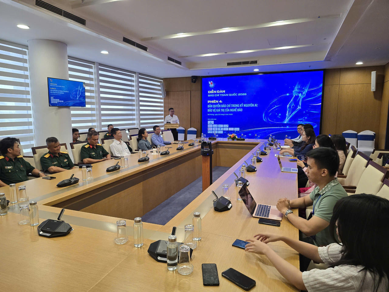 Phiên thảo luận tập trung làm rõ những thách thức mới đối với bản quyền báo chí trong kỷ nguyên AI.