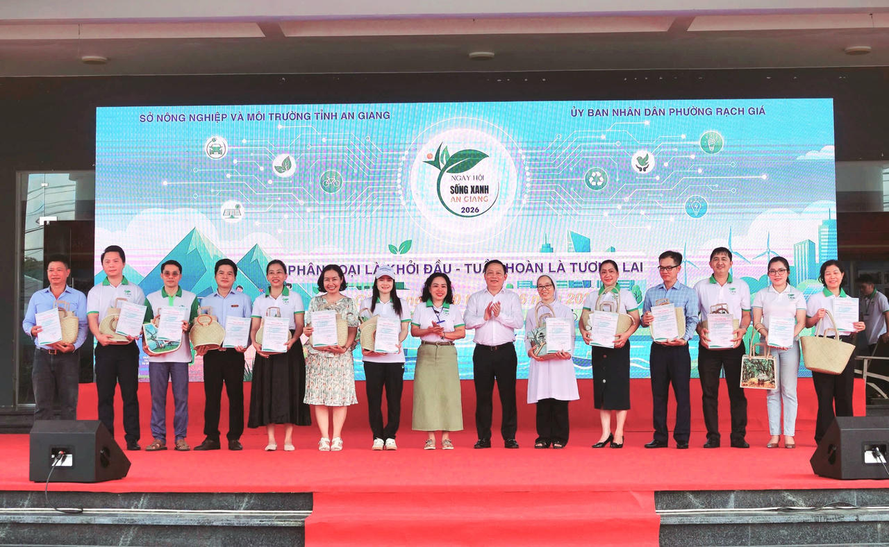 An Giang phát động Ngày hội Sống xanh 2026