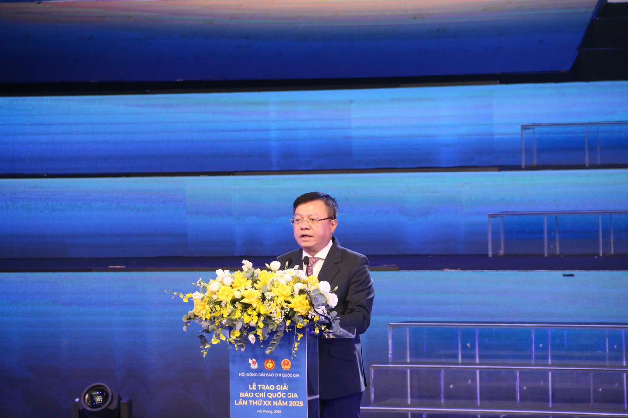 Ông Lê Quốc Minh phát biểu.