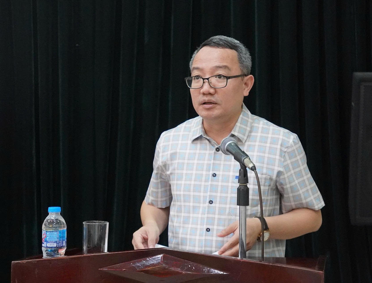 Cục trưởng Cục KTVB&TCTHPL Hồ Quang Huy phát biểu khai mạc.