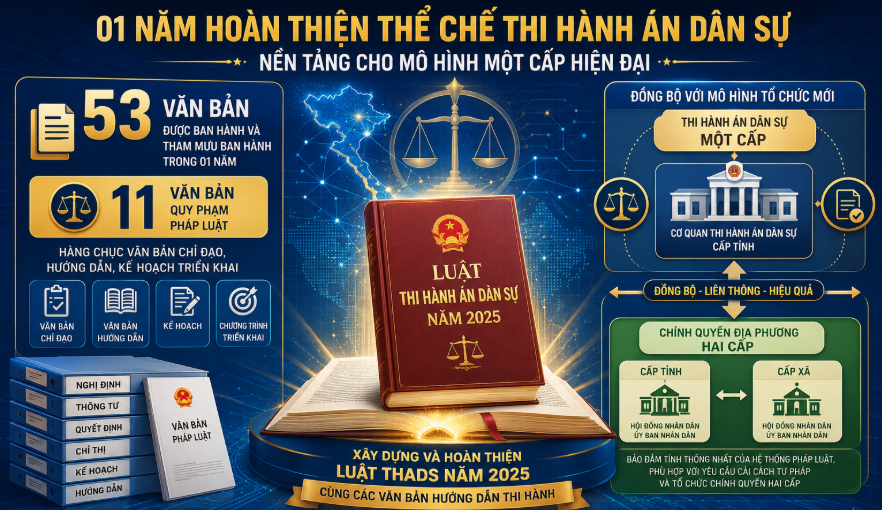 Những quy định mới không chỉ phù hợp với mô hình cơ quan THADS một cấp mà còn đồng bộ với quá trình xây dựng chính quyền địa phương hai cấp.