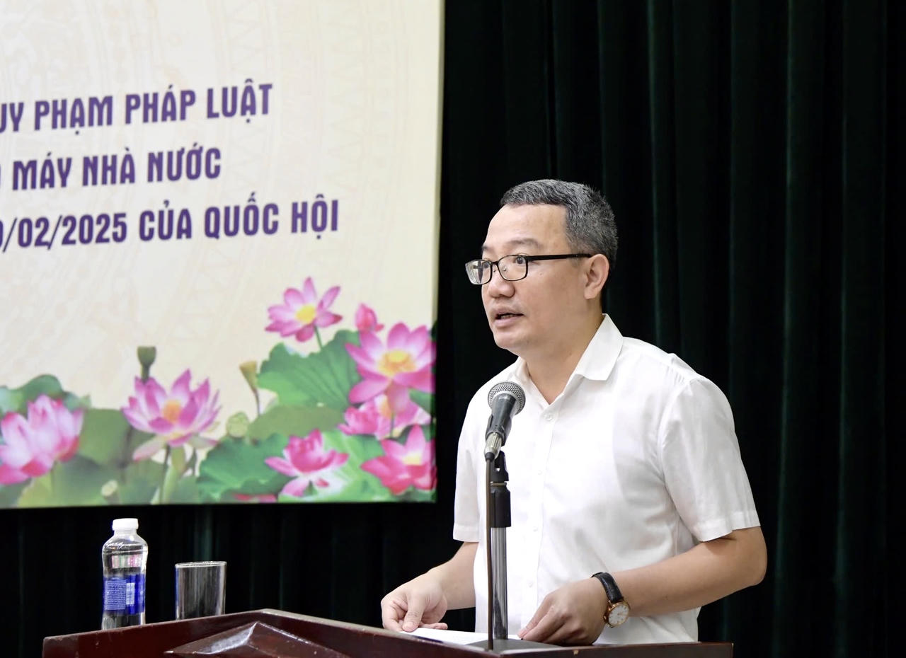 Cục trưởng Hồ Quang Huy phát biểu khai mạc.