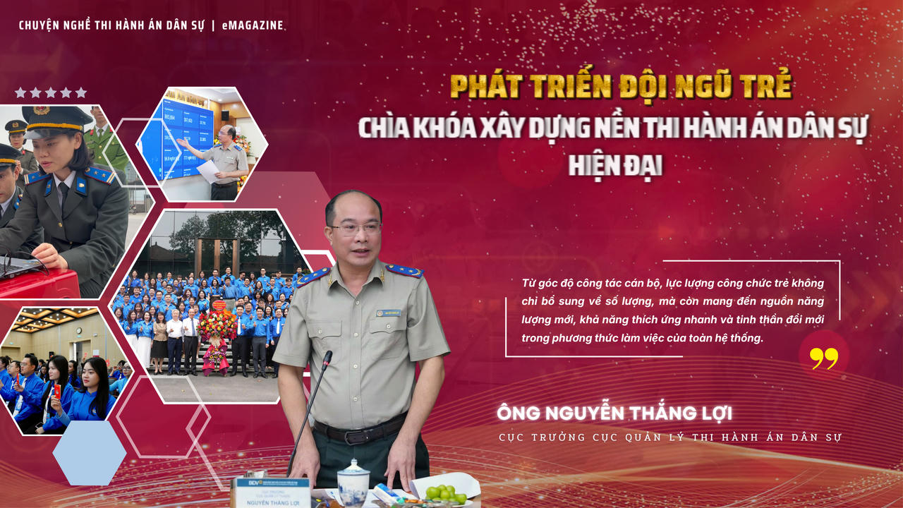 Thế hệ trẻ giữ lửa công lý: Khát vọng cống hiến, giữ vững niềm tin
Kỳ 5: Phát triển đội ngũ trẻ - chìa khóa xây dựng nền Thi hành án dân sự hiện đại