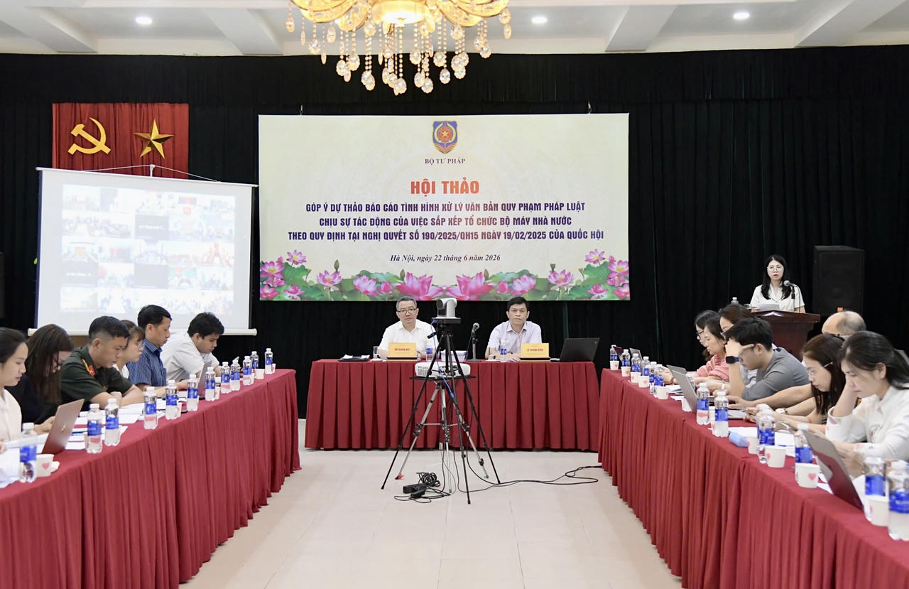 Đẩy nhanh tiến độ xử lý văn bản quy phạm pháp luật sau sắp xếp bộ máy nhà nước
