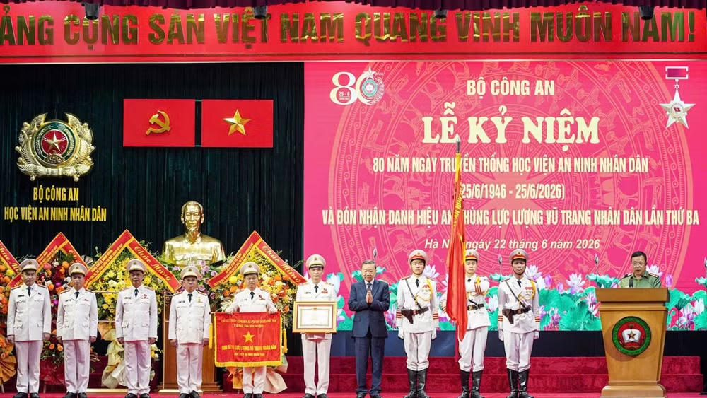 Học viện An ninh nhân dân phải vươn tầm quốc tế vào năm 2045