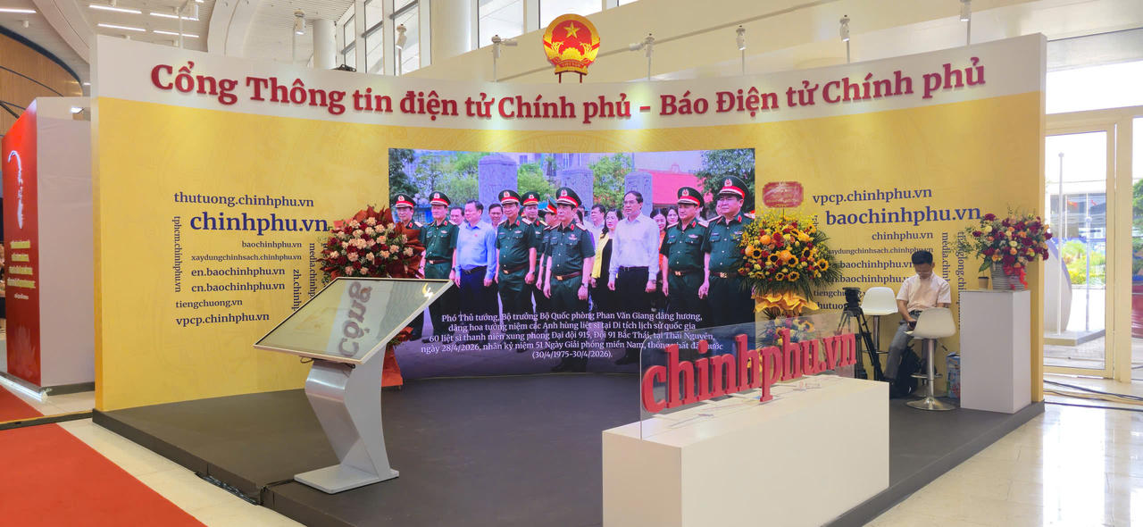 Gần 90 gian trưng bày mang đậm bản sắc riêng từng đơn vị tại Hội Báo toàn quốc