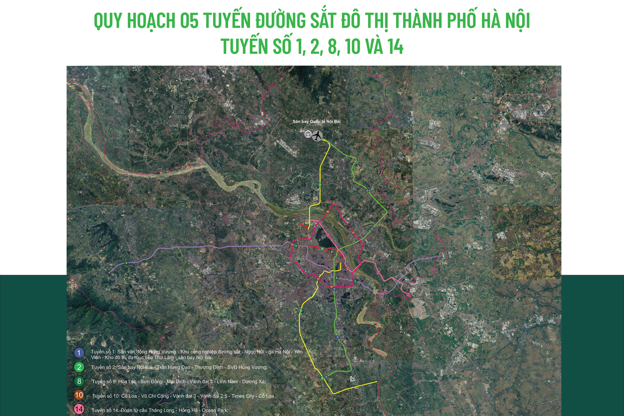 Hôm nay Hà Nội khởi công đồng thời 5 tuyến đường sắt đô thị và 3 dự án nhà ở cho thuê