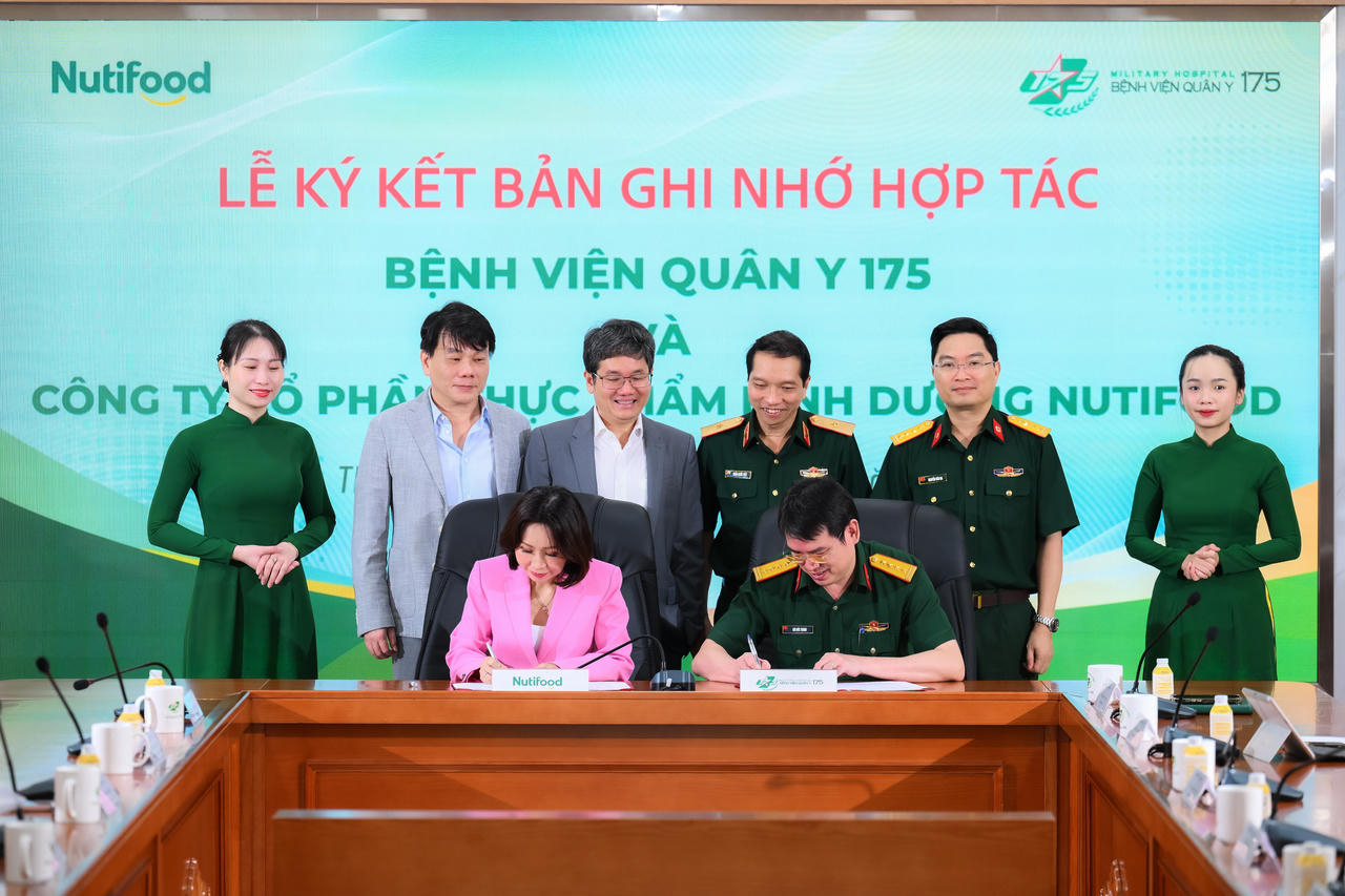 Nutifood và Bệnh viện Quân y 175 hợp tác phát triển các giải pháp dinh dưỡng