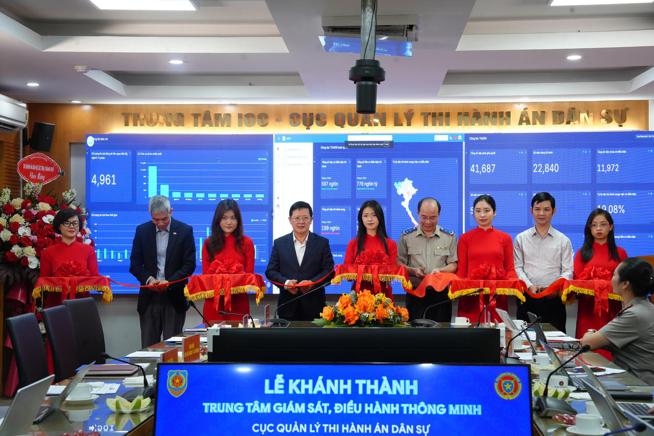 Trung tâm điều hành thông minh IOC THADS được đưa vào vận hành