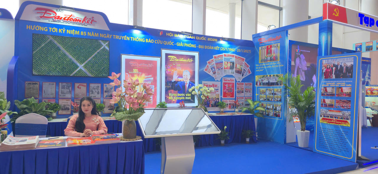 Gần 90 gian trưng bày mang đậm bản sắc riêng từng đơn vị tại Hội Báo toàn quốc