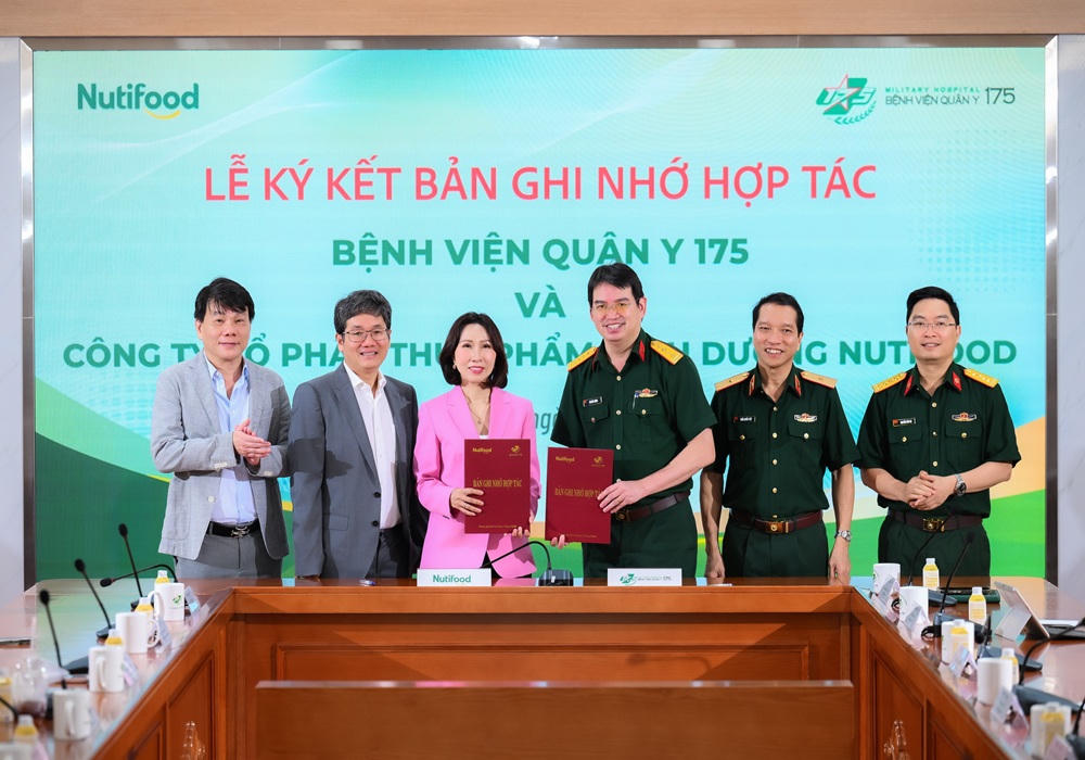 Nutifood và Bệnh viện Quân y 175 hợp tác phát triển các giải pháp dinh dưỡng