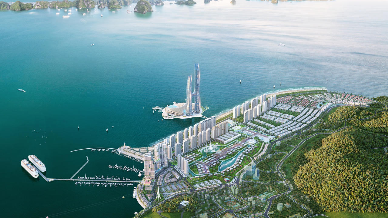 “Thành phố không ngủ” Sun Elite City được nâng tầm với sự xuất hiện của công viên Lễ hội do KPF thiết kế. Ảnh minh họa: Sun Property.