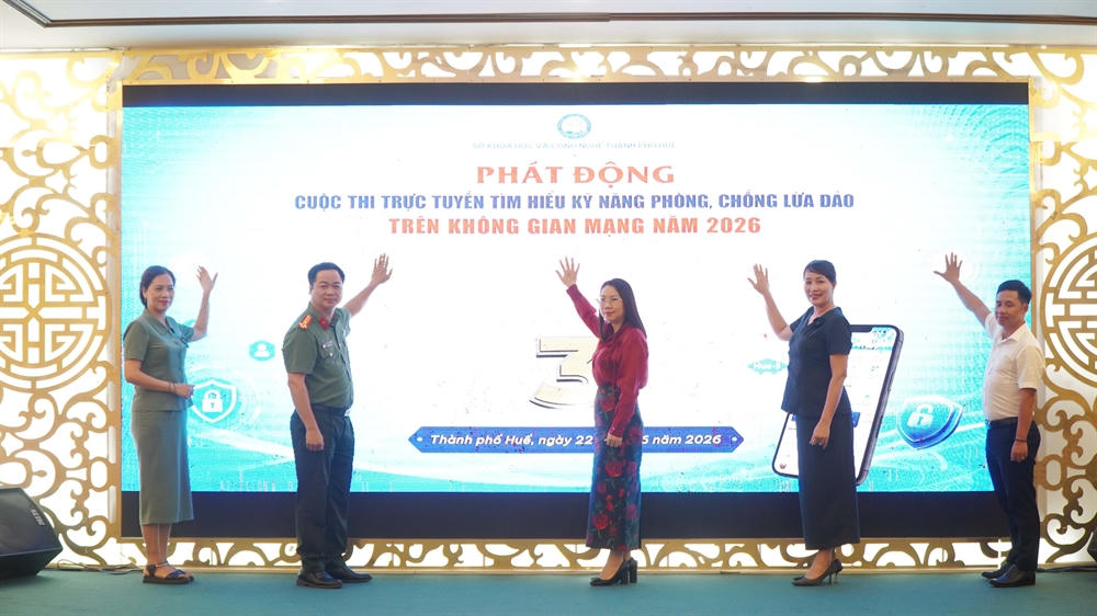 Thi nâng cao kỹ năng phòng, chống lừa đảo trên không gian mạng ở TP Huế