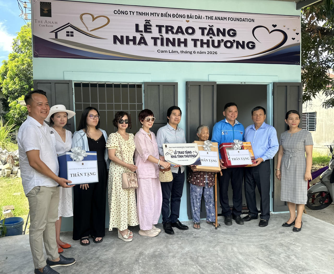 The Anam Cam Ranh hỗ trợ nhà tình thương cho hộ dân khó khăn tại Cam Lâm