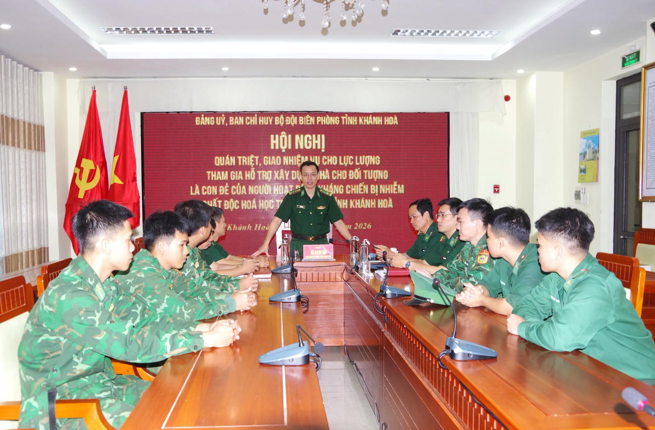 Bộ đội Biên phòng Khánh Hòa hỗ trợ xây dựng nhà cho gia đình chính sách