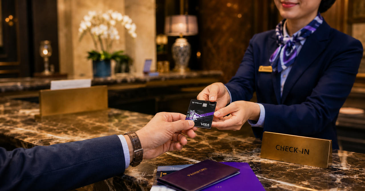 Thiết kế 2 trong 1 là điểm khác biệt nổi bật của TPBank Visa FlashBiz
