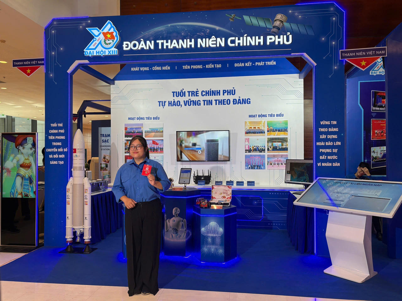 Triển lãm Đại hội Đoàn toàn quốc lần thứ XIII: Chuyến tàu tiến vào kỷ nguyên mới
