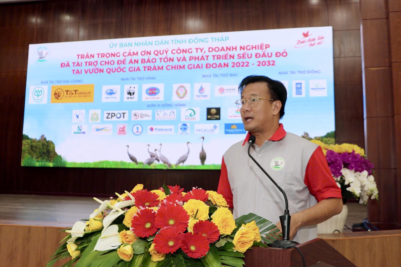 Ban Tổ chức thông tin cụ thể kết quả chuyến công tác tiếp nhận Sếu đợt 2 tại Vương quốc Thái Lan.