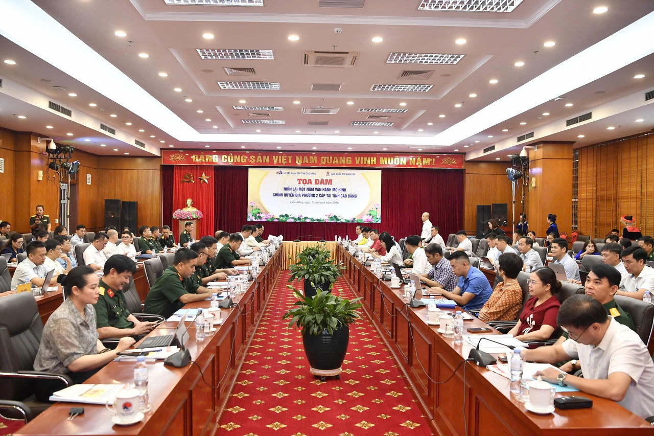 Tọa đàm “Nhìn lại một năm vận hành mô hình chính quyền địa phương hai cấp tại tỉnh Cao Bằng”

