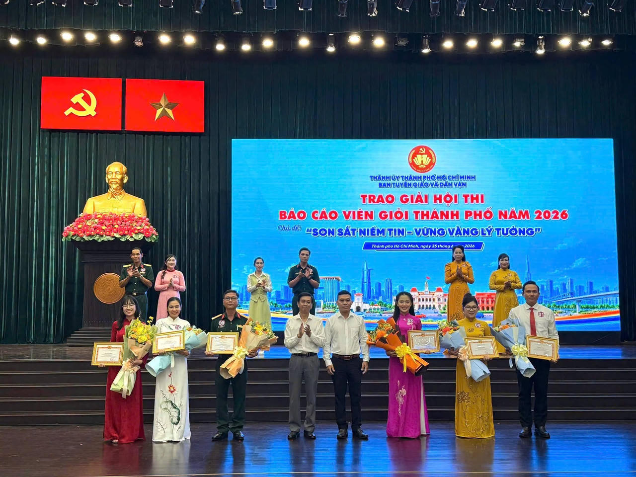 Hội thi Báo cáo viên giỏi TP Hồ Chí Minh: Rèn giũa ‘vũ khí sắc bén’ trong công tác tư tưởng