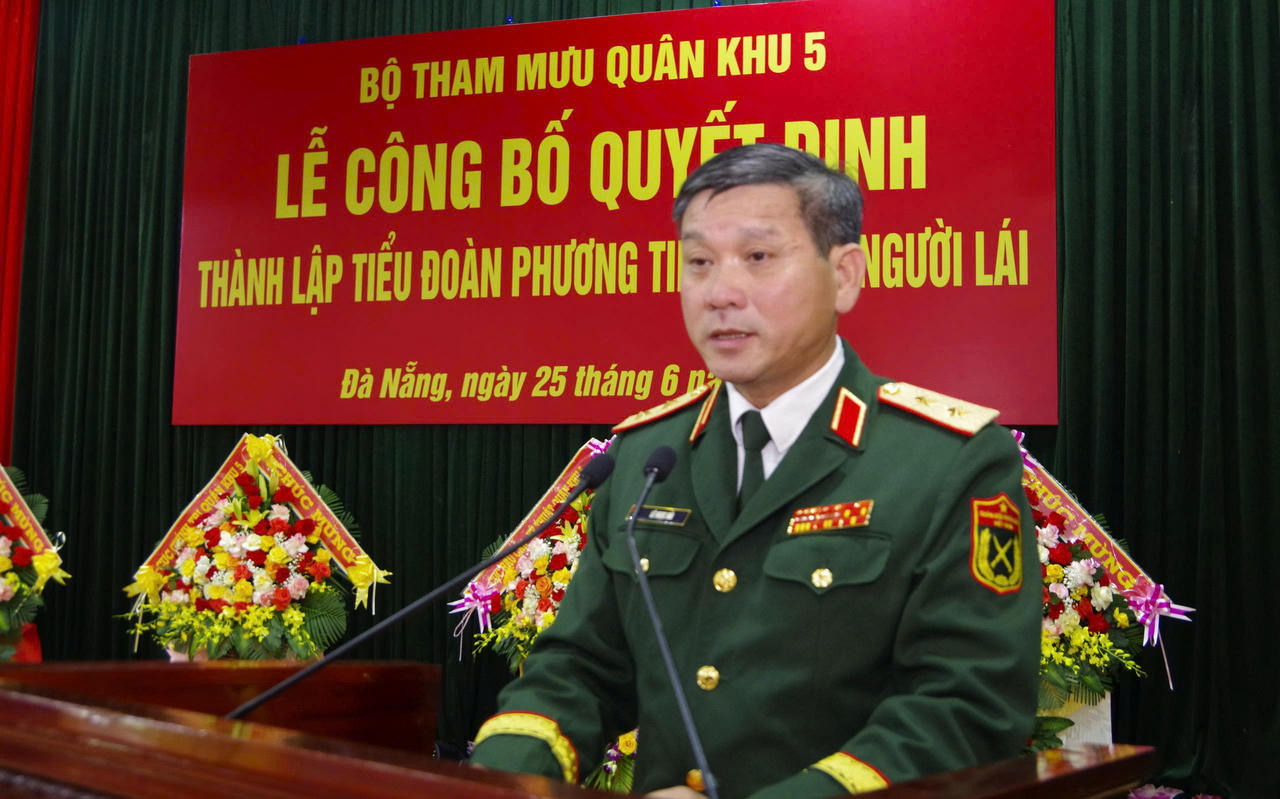 Quân khu 5 thành lập Tiểu đoàn Phương tiện không người lái 