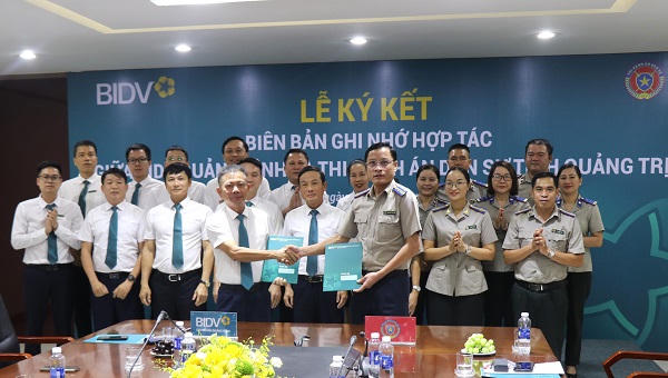 Thi hành án dân sự Quảng Trị và BIDV Quảng Bình tăng cường phối hợp, thúc đẩy chuyển đổi số