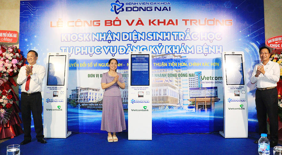 Bệnh viện Đa khoa Đồng Nai: Vận hành hệ thống nhận diện sinh trắc học phục vụ đăng ký khám bệnh