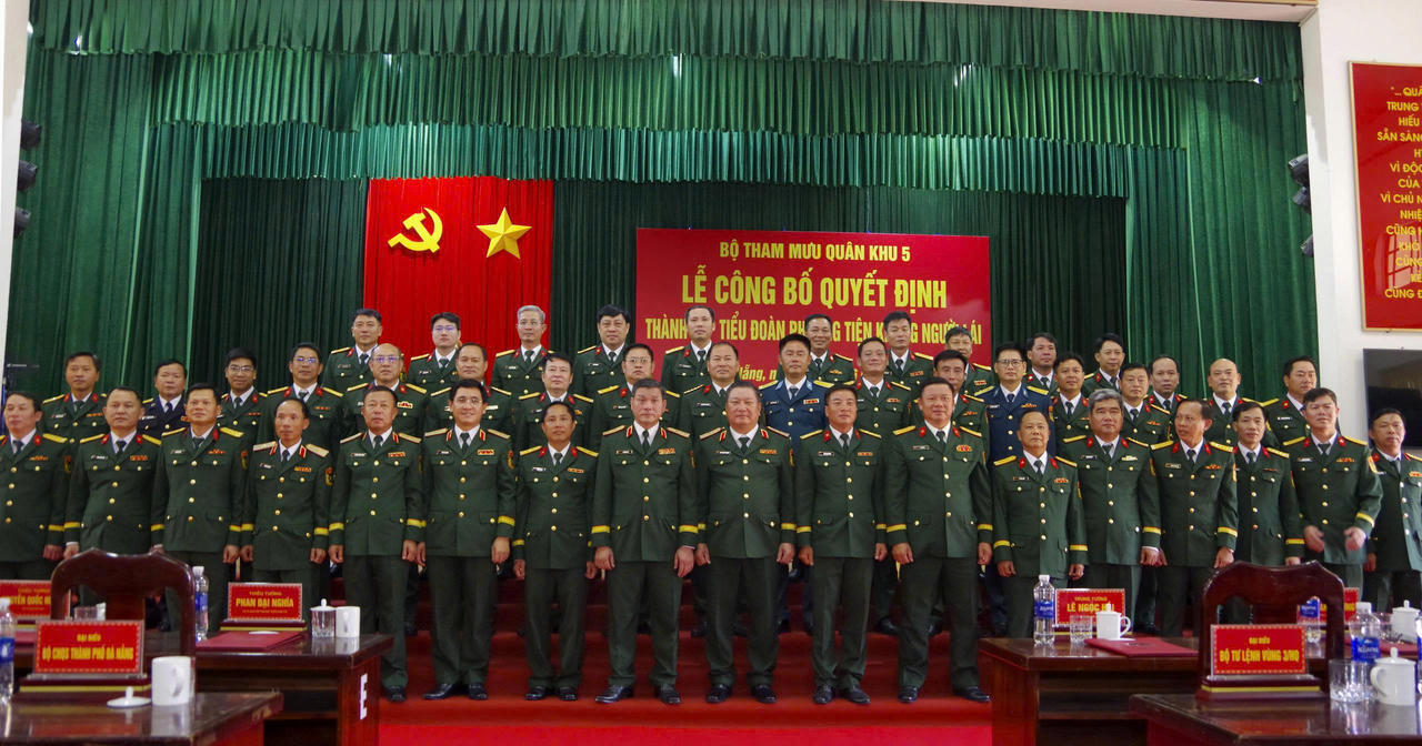 Quân khu 5 thành lập Tiểu đoàn Phương tiện không người lái 