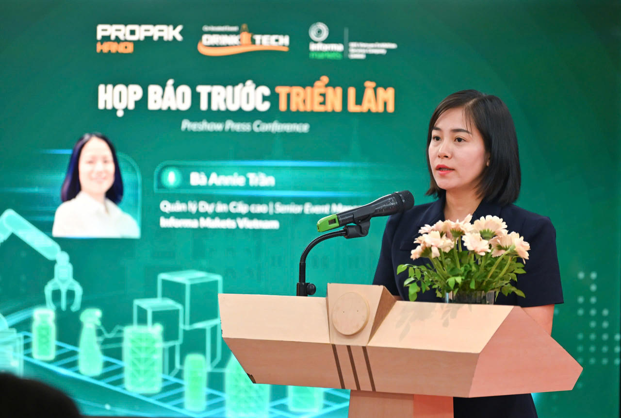 Triển lãm quốc tế về công nghệ chế biến và đóng gói lần đầu tiên tổ chức tại Hà Nội