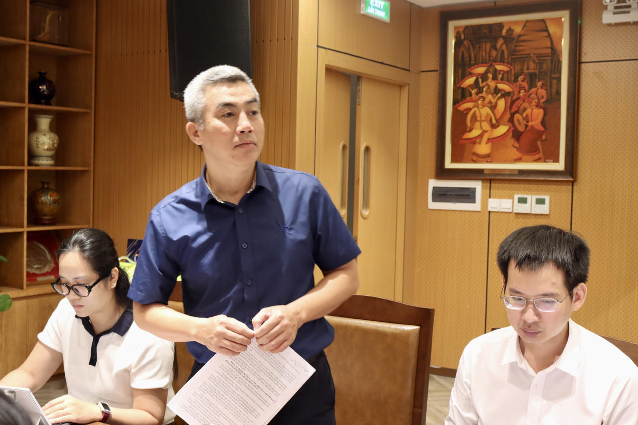 Cục trưởng Bạch Quốc An phát biểu
