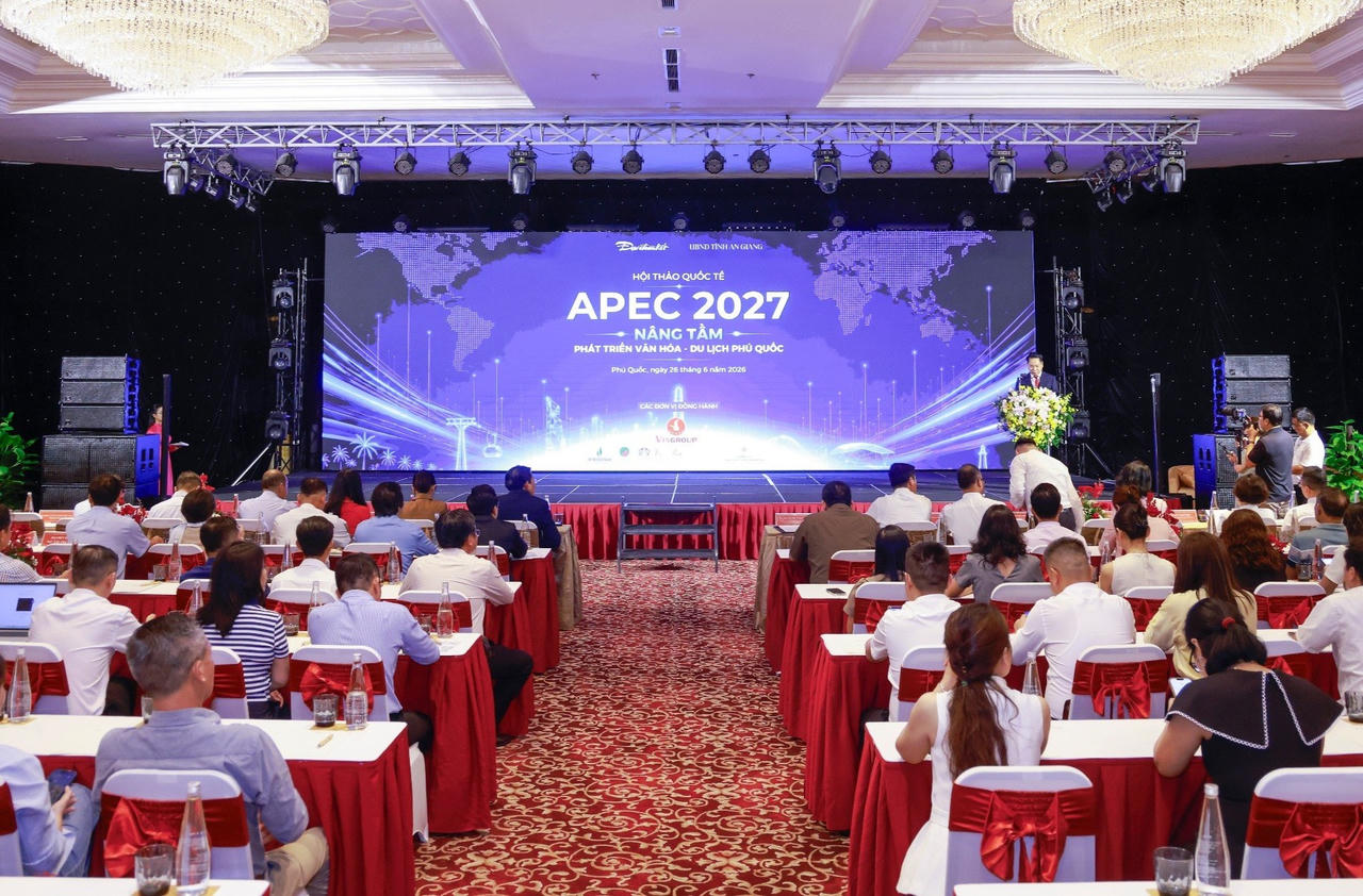 Toàn cảnh Hội thảo quốc tế APEC 2027 -&nbsp; Ảnh: Quang Vinh.&nbsp;