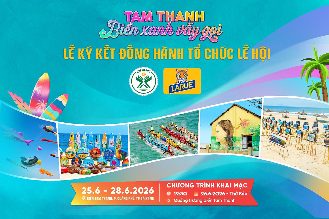 Larue đồng hành cùng phường Quảng Phú tổ chức lễ hội “Tam Thanh – Biển xanh vẫy gọi”
