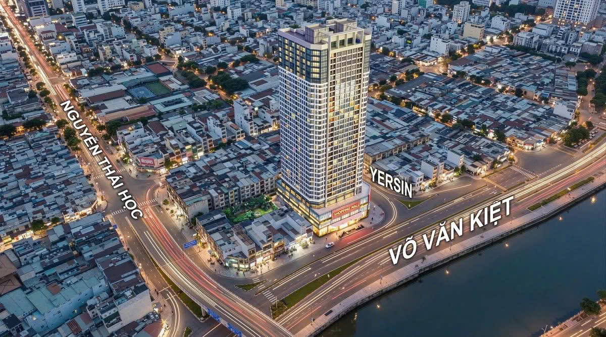 Phối cảnh các tuyến đường Yersin, Võ Văn Kiệt, Nguyễn Thái Học