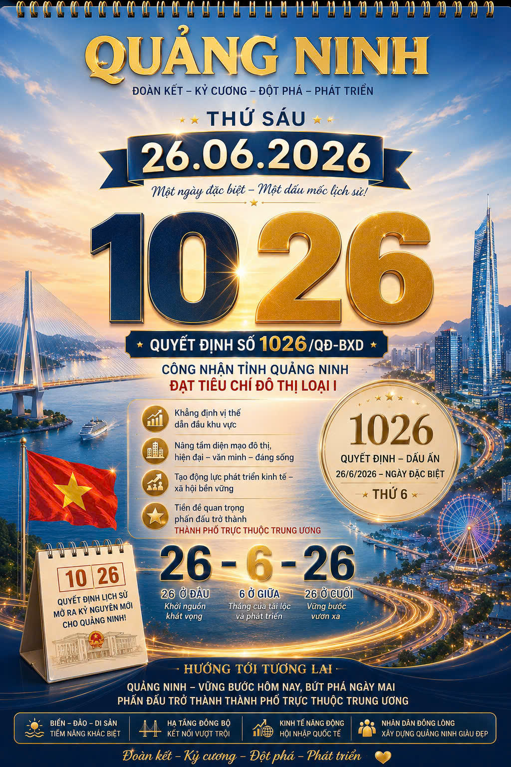 Tỉnh Quảng Ninh có diện tích tự nhiên 6.231,27 km2 và quy mô dân số năm 2025 là 1.523.400 người. (ảnh do Sở VHTT&DL cung cấp).