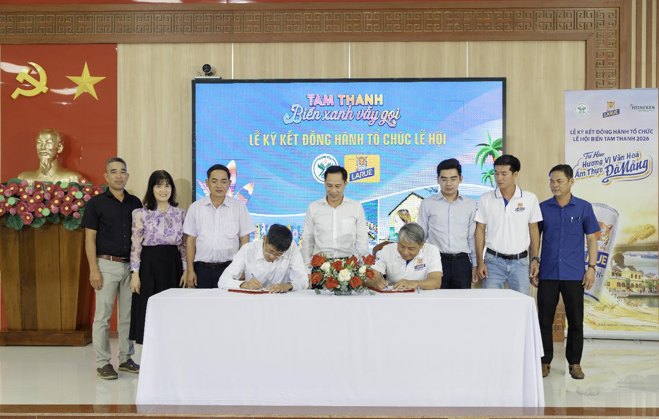 Larue đồng hành cùng Lễ hội biển Tam Thanh 2026, nối dài hành trình tự hào hương vị văn hóa ẩm thực Đà Nẵng