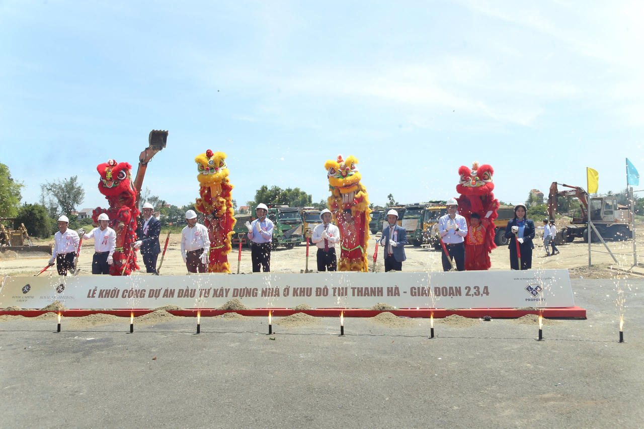 Tập đoàn Royal Capital Group tổ chức lễ khởi công dự án Đầu tư xây dựng nhà ở Khu đô thị Thanh Hà.