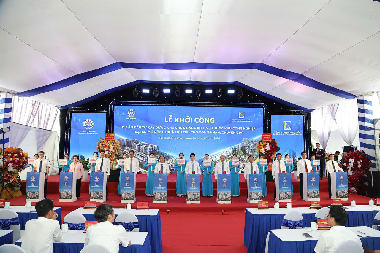 Hải Phòng khởi công dự án nhà ở cho thuê hơn 1.100 tỷ đồng
