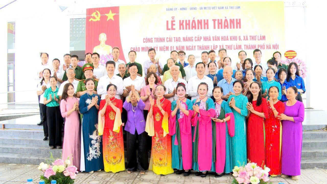 Công trình hoàn thành là kết quả của sự đồng thuận giữa cấp ủy, chính quyền và Nhân dân địa phương.